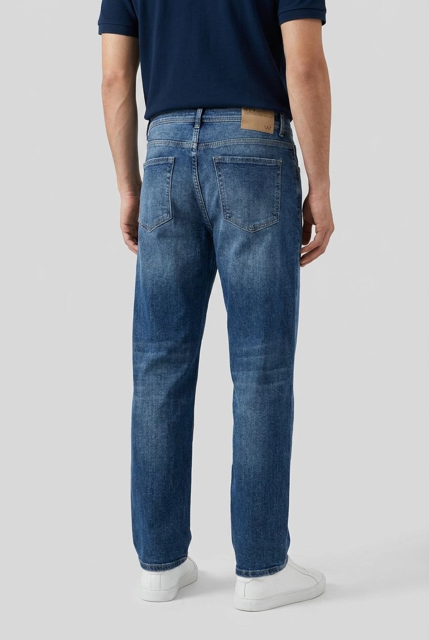 Blue Denim Washed Jeans-thumbmail-7