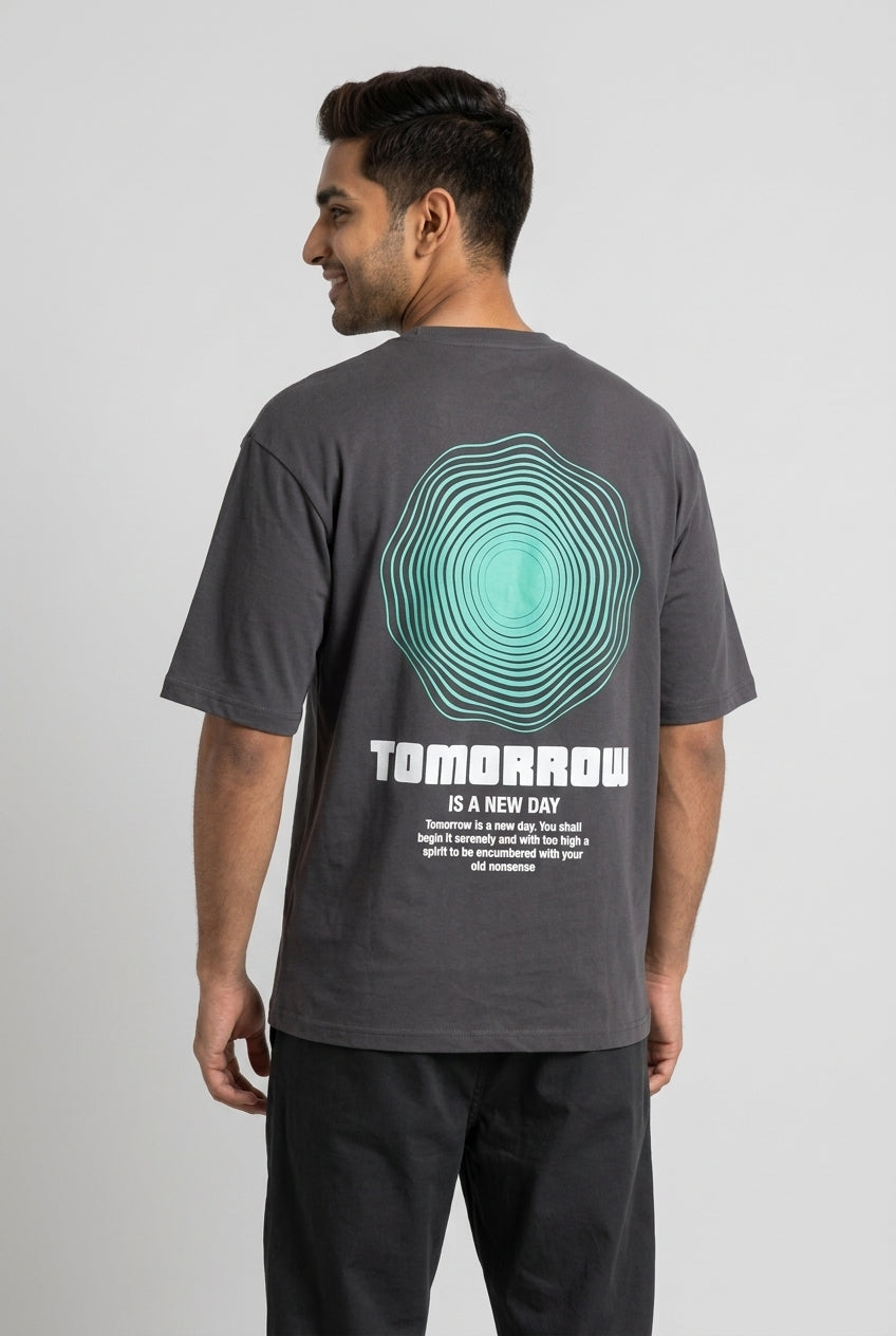 Grey Printed T-Shirt