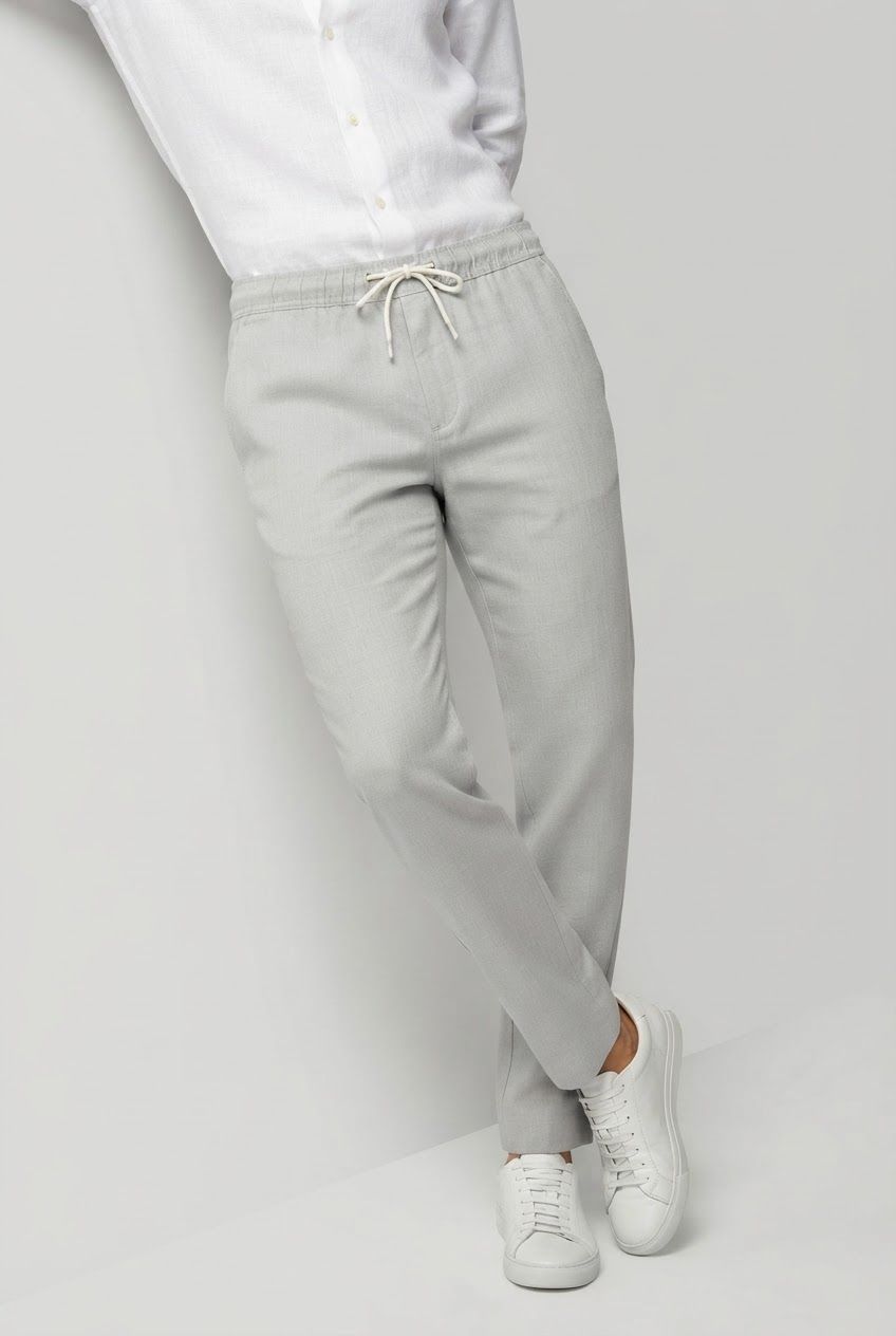 Ash Linen  Semi Fit Linen Trouser product image