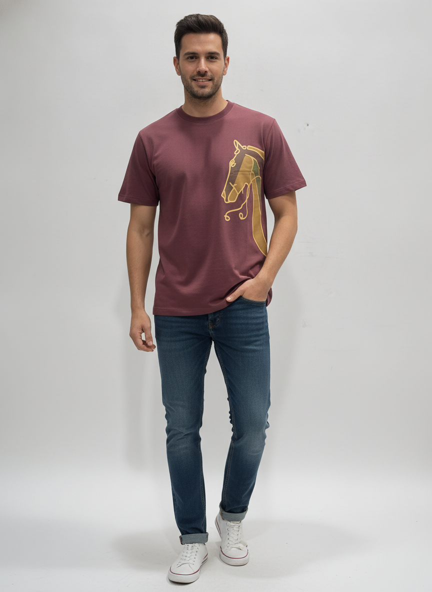 Wine Printed T-Shirt-thumbmail-4