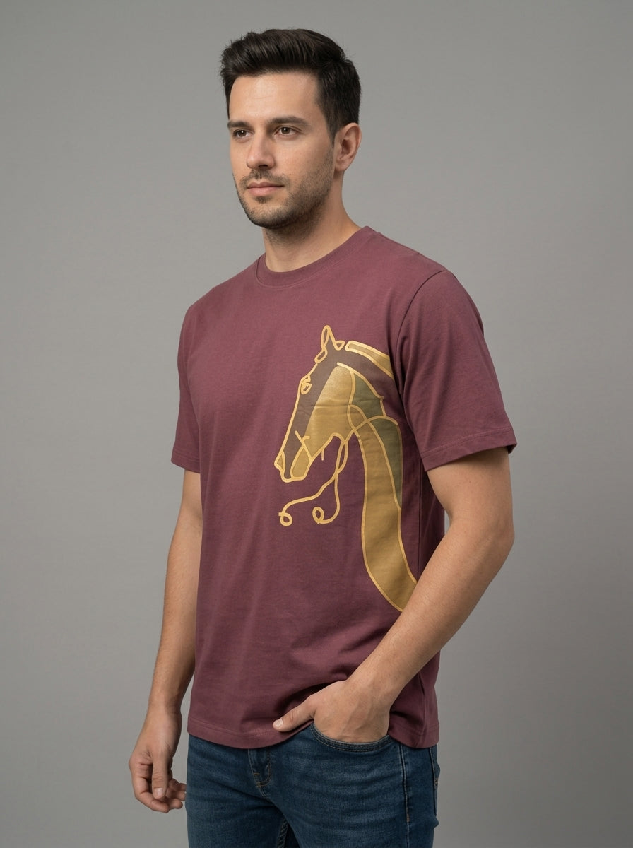 Wine Printed T-Shirt-thumbmail-3