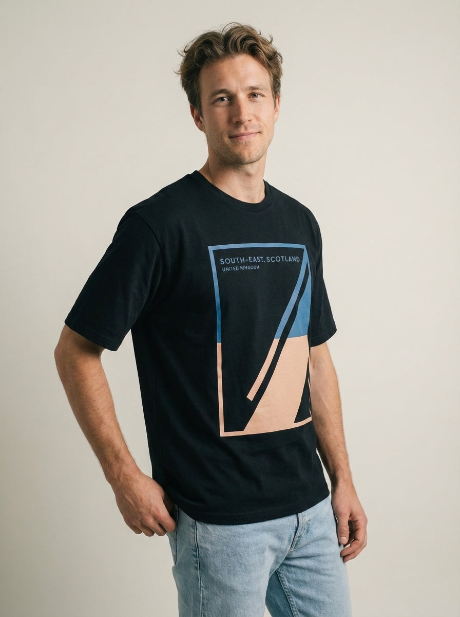 Black Printed T-Shirt