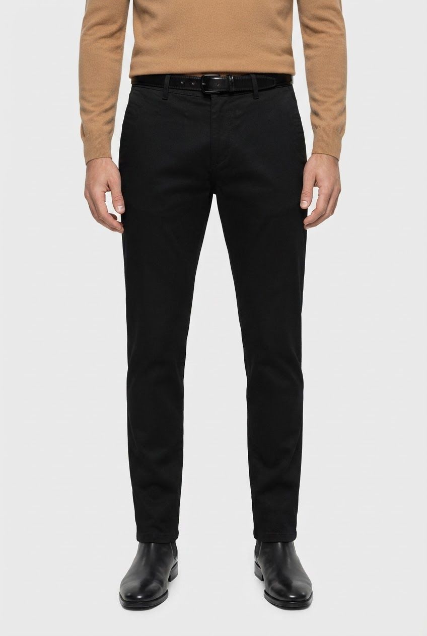 Plain Semi Fit Casual Trouser-thumbmail-4